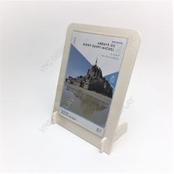 VPE0875 - Porte-visuel de comptoir en bois - Format A4 vertical (30 cm x 21 cm) - Éco-responsable_1