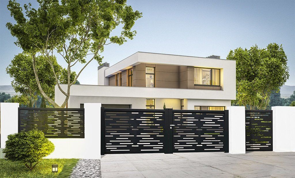 Horizon - clôture en aluminium design ajourée - thermolaquage Qualicoat - garantie 10 ans_1