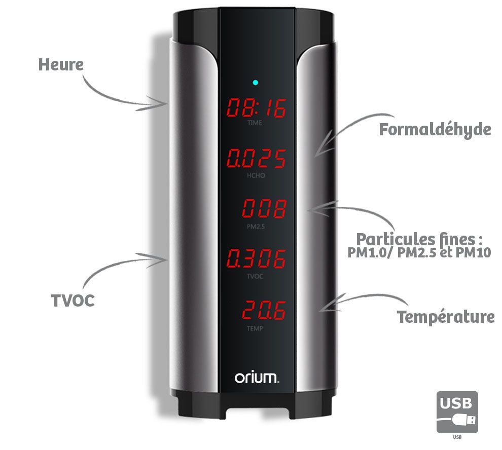 Mesureur de qualité de l'air intérieur quaelis 30_1