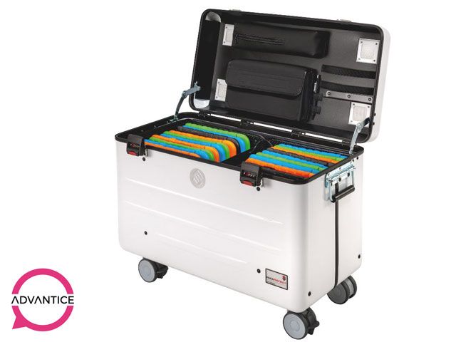 Paraproject Case i20 KidsCover - Valise de stockage et rechargement pour 20 tablettes avec étuis de protection en mousse_0