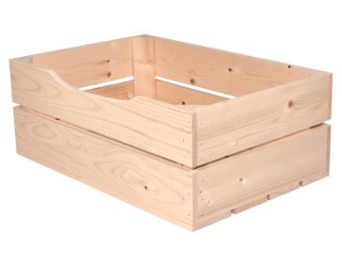 BS2-Pi54 - Caisses en bois Simply A Box - L36 x H20 x P54 cm - Fabrication française, bois brut ou 6 coloris de lasure_1