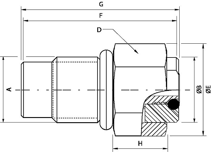 DN 2.5 (Série 961) - Coupleur en laiton nickelé CEJN pour air comprimé et fluides_1