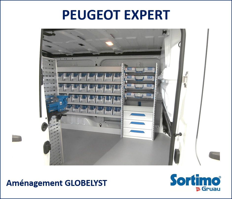 Kit de rayonnage pour utilitaire Peugeot Expert