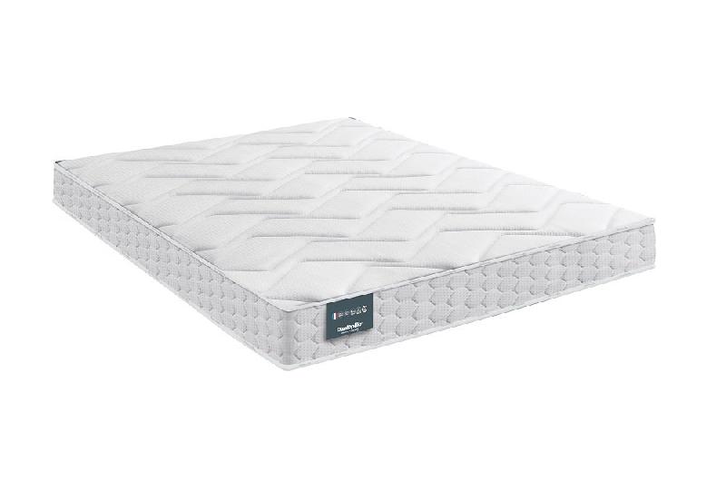 Ensemble lit Dunlopillo EUGEN 140x200 cm - Matelas 20 cm Aérial 2.0®, sommier déco, 4 pieds gris_1