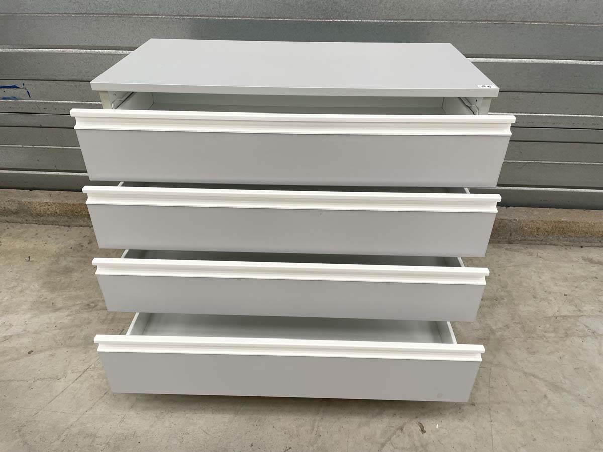 Meuble sous paillasse d'occasion de laboratoire avec 4 tiroirs - p21091206_1