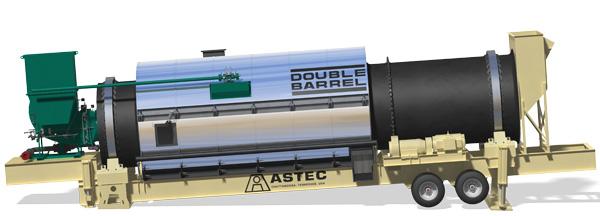 Tambour-sécheur-malaxeur Double Barrel® - technologie avancée pour enrobage chaud et tiède - jusqu'à 50 % de recyclés_1