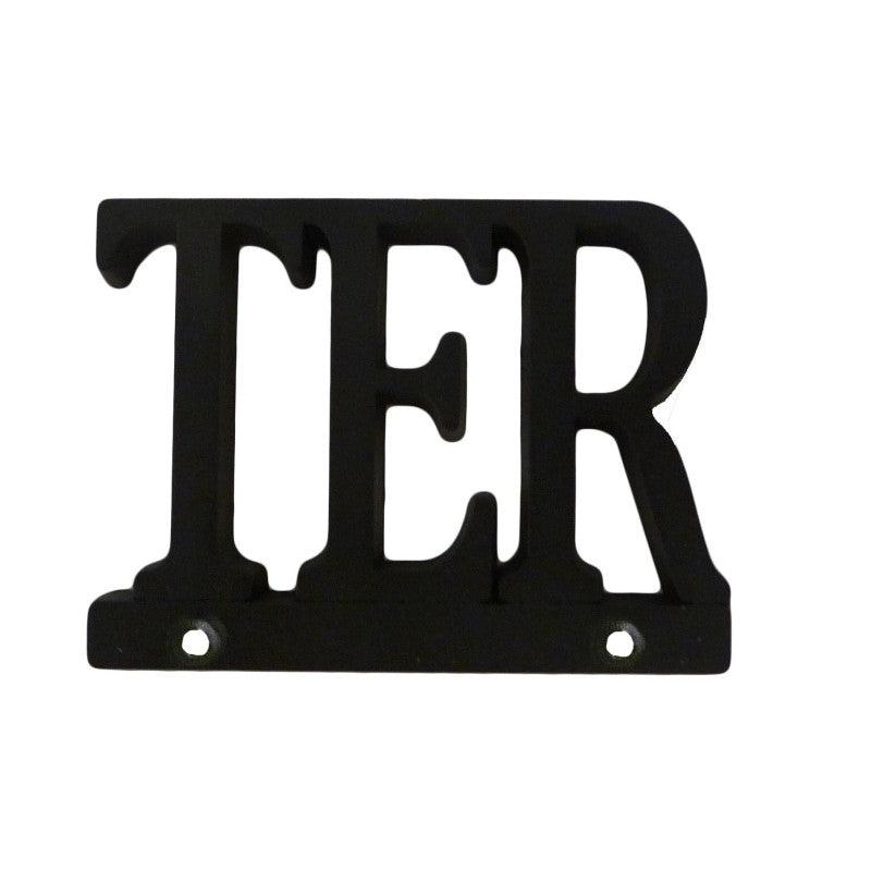 Chiffre à clouer noir - TER_1