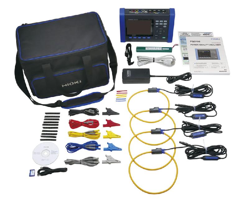 HI-PQ3100 - Analyseur-enregistreur de qualité d'énergie triphasé 4 fils, conforme CEI 61000-4-30 Classe S, mesure jusqu'à 6000 A AC_1