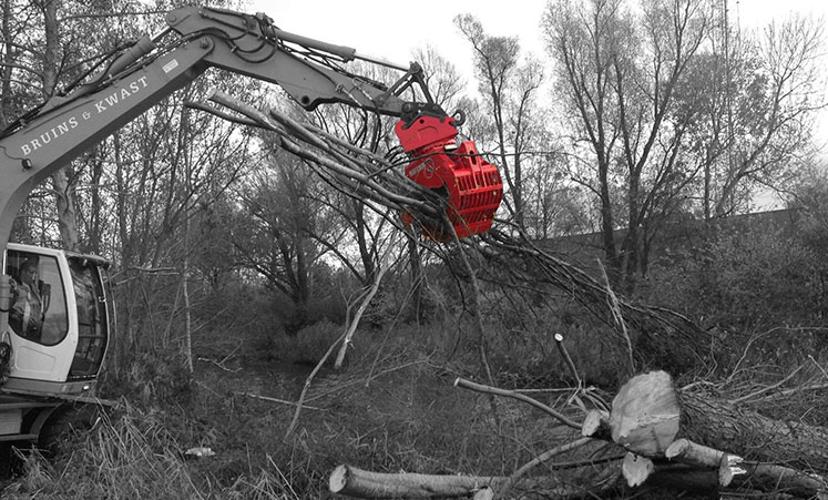 Pince de démolition et de tri Rotar RG 60-N - tête rotative puissante et coques résistantes en acier HARDOX_1