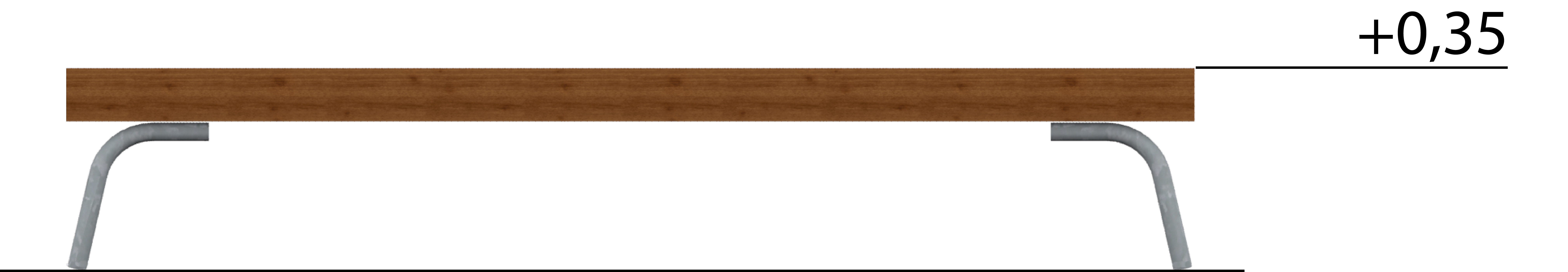 Poutre d'équilibre pour parcours sportif - réf 8056662 - hags_1