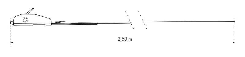 Sangle d'arrimage à boucle autoserrante - Largeur 25mm x 2,50m - Boucle à came 30mm - Réf. 00290601 - Marque THIRARD_1