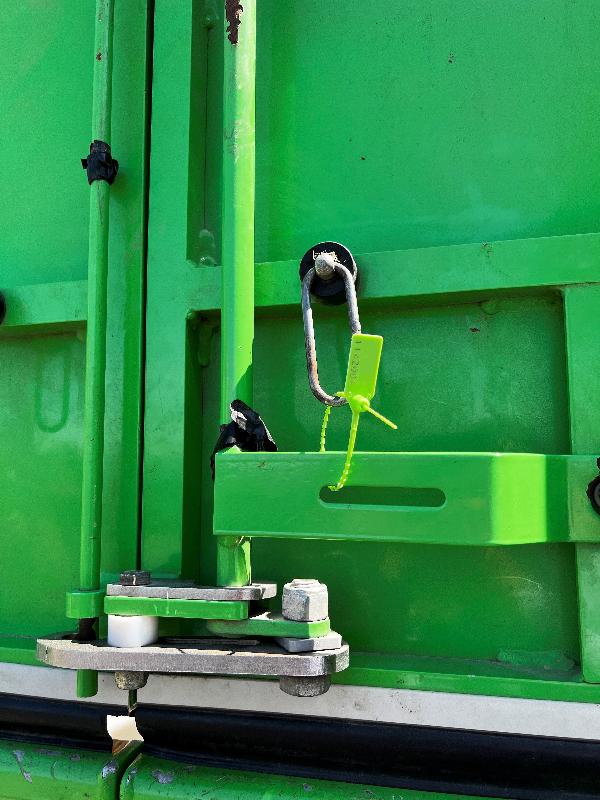 Scellé de sécurité à tige crantée verte - 305220_1