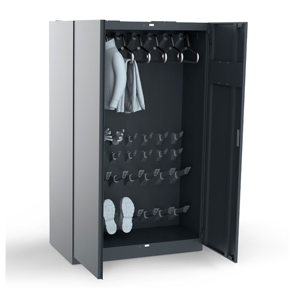 Sèche-armoire pour vêtements pompiers 8 - séchage rapide avec 8 cintres soufflants et accessoires_1