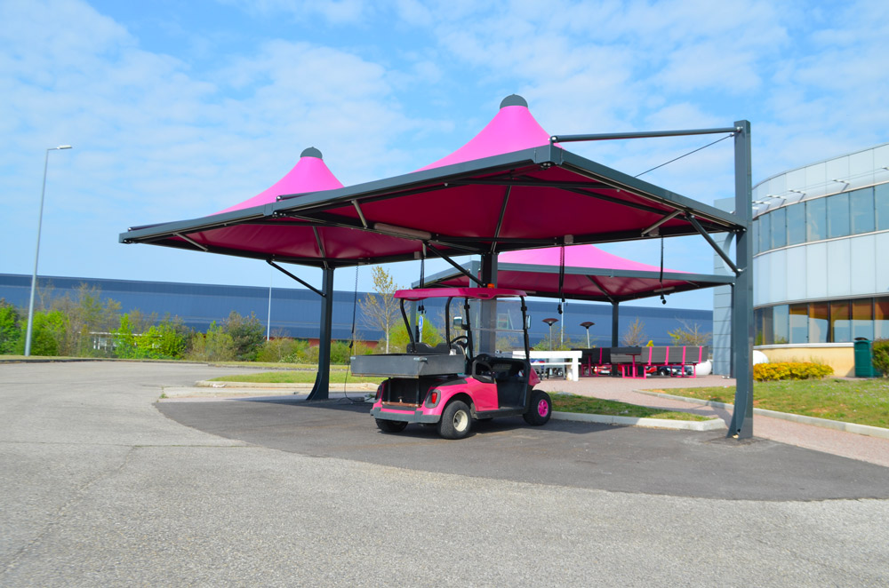 Abri Cygnus - Design audacieux pour l'hôtellerie-restauration - Couverture de terrasse et préau d'école_1