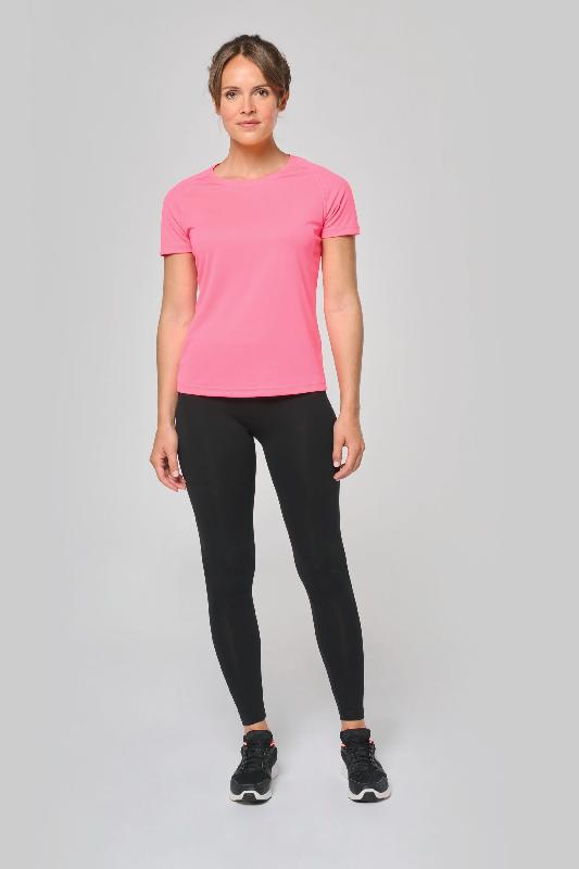 T-shirt de sport manches courtes femme - 100% polyester léger et respirant - Réf: PA439 - Marque PROACT_1