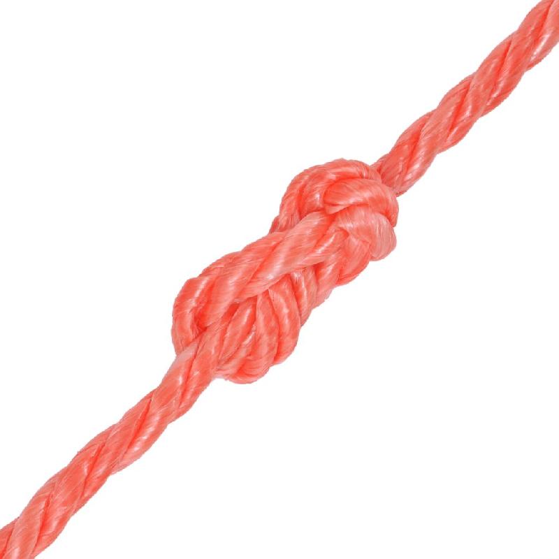 Vidaxl corde torsadée polypropylène 6 mm 200 m orange 91299_1