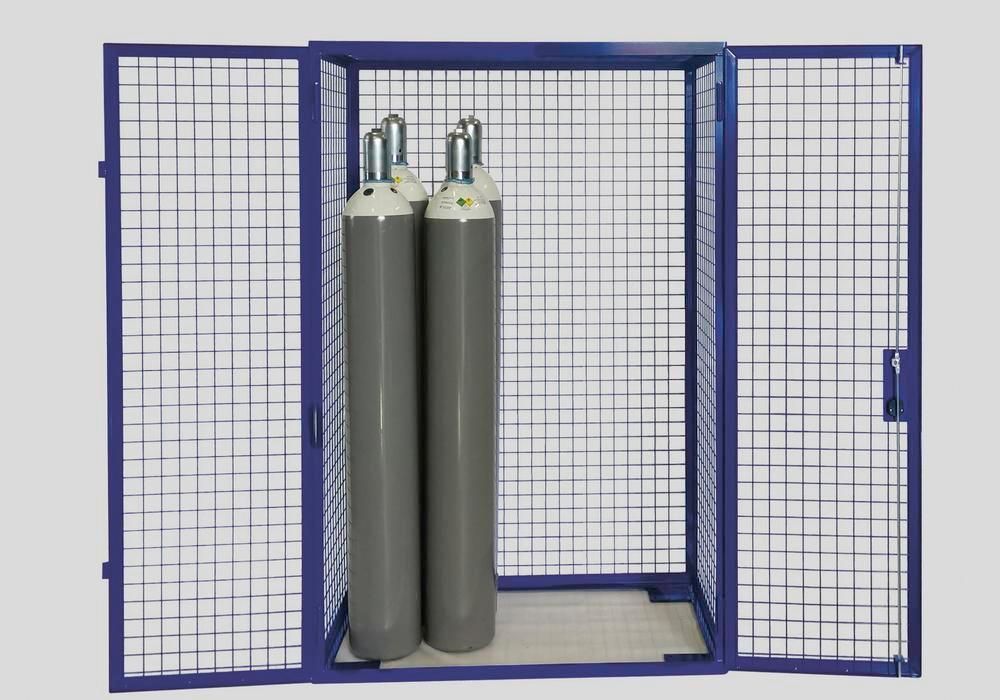 137123W - Armoire pour bouteilles de gaz GF 8.18 - stockage sécurisé extérieur, 6x33kg_1
