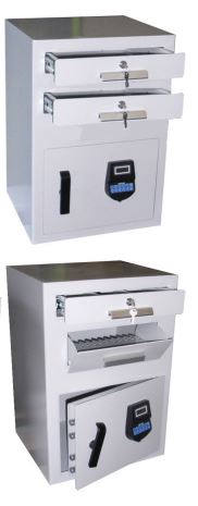 Caisse Temporisée Tout acier - agréée camca - protection 40mm - porte à pivots intérieurs_1