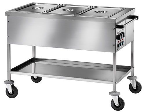 Twf1760td - chariot bain marie - ggm gastro international gmbh - dimensions extérieures : 1170 x 670 x 850 mm_1