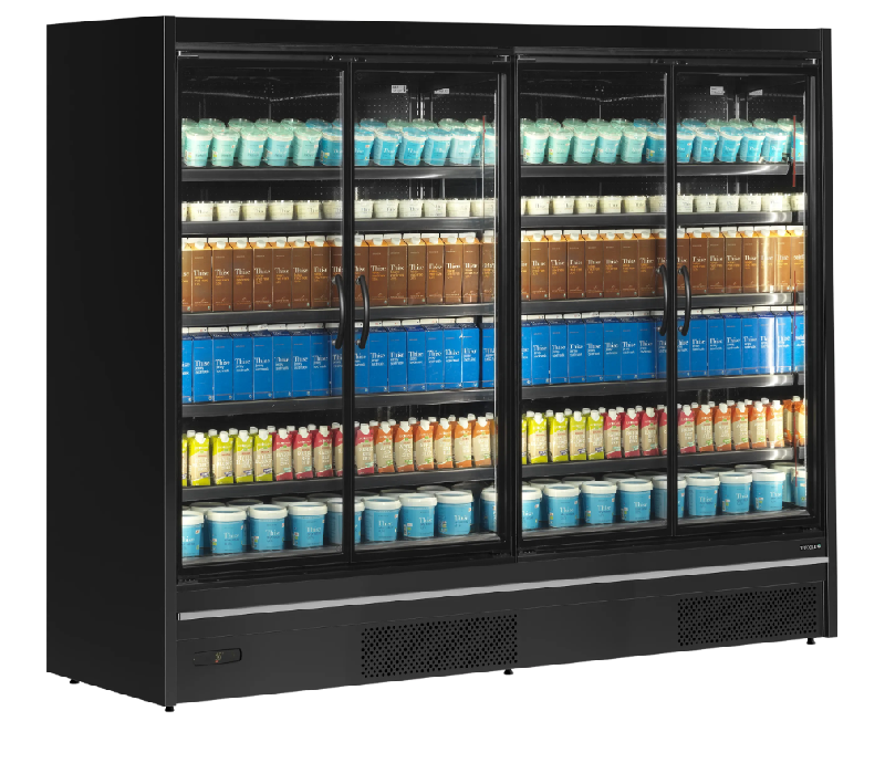 Vitrine réfrigérée pour supermarché MDCA2500HB L2580mm 55400 TEFCOLD_1