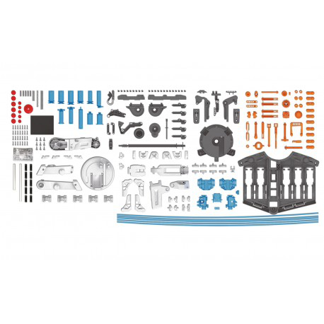 BRAS ROBOT HYDRAULIQUE JOUET CONSTRUCTION ÉDUCATIF BUKI FRANCE_1