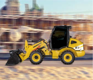 Chargeuses V7 Yanmar - Mini-chargeuses compactes et puissantes sur pneus - Poids opérationnel 4100kg - Capacité du godet 0,7 m3_1