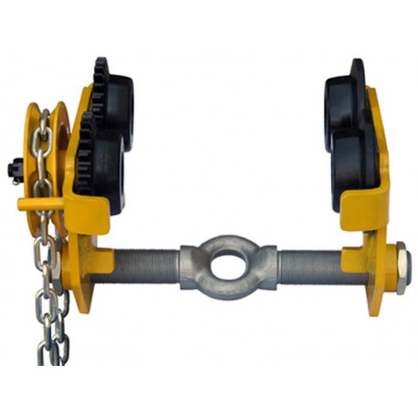 Chariot roulant mécanique a chaine 2000kg_1