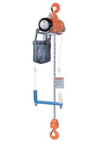 Palan pneumatique à chaîne REMA Holland B.V. - hauteur de levée 3 m - frein automatique et limiteur de charge intégré_1