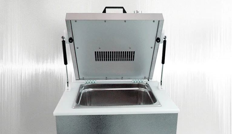 Sécheur à air pulsé Cyclonic GS17-T - Modèle de table 17L - Cuve en inox - Gamasonic_1