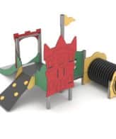 Structure pour aire de jeux LD1MET20020 - pour enfants dès 1 an - capacité 13 personnes - hauteur 100 cm_1