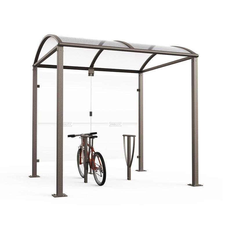 Appui vélos Lisbonne - Réf : 297546.Gpro - Tube acier, fixation cadre et roue, finition galvanisée ou peinte_1