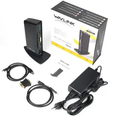 Station d'accueil universelle USB-C et USB-A triple affichage avec Power Delivery 65W_1