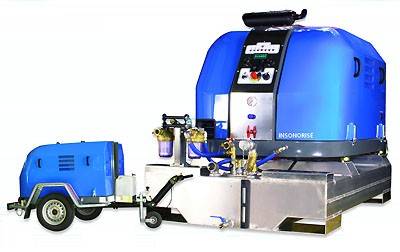 Nettoyeur haute pression eau chaude professionnel insonorisé destiné aux collectivités -  SKID SILENT 215_1
