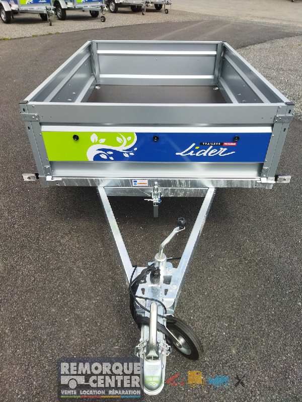 Remorque bagagère LIDER BAG 170 - 170 x 122 cm - PTAC : 500Kg - FOURGON_C700 ALU_1