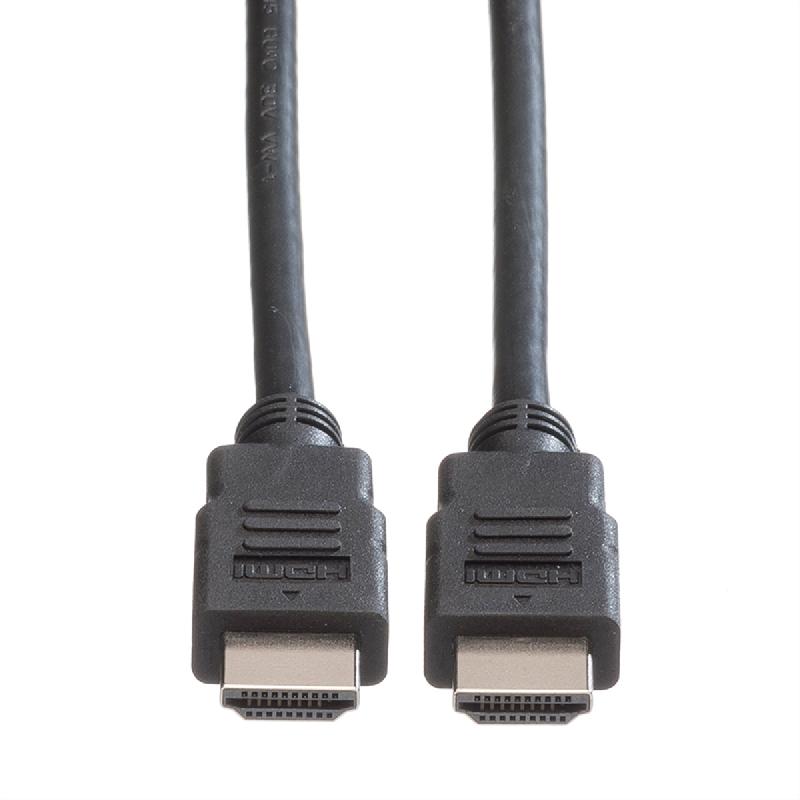 ROLINE Câble HDMI High Speed avec Ethernet, LSOH, noir, 5 m_1