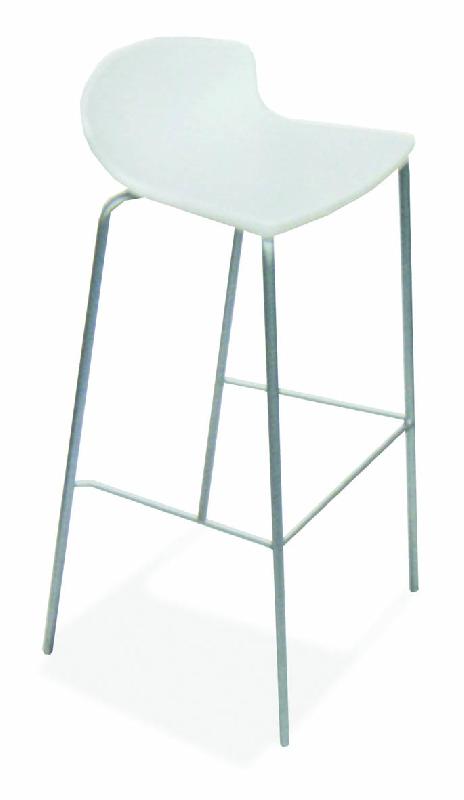Tabouret de Bar avec repose pieds Easy - Sokoa - Blanc_1