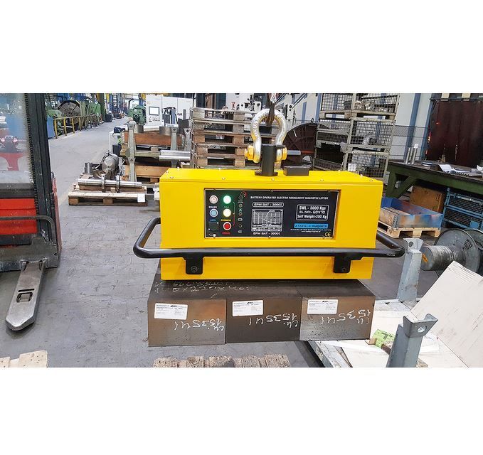 Aimant de levage sur batterie - EPMB Série - Magnétisation automatique et levage sécurisé_2