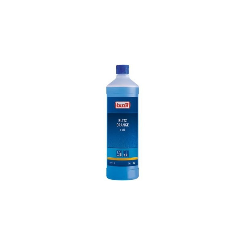 Blitz orange g482 nettoyant universel neutre sols et surfaces ph:7 buzil flacon de 1l_1