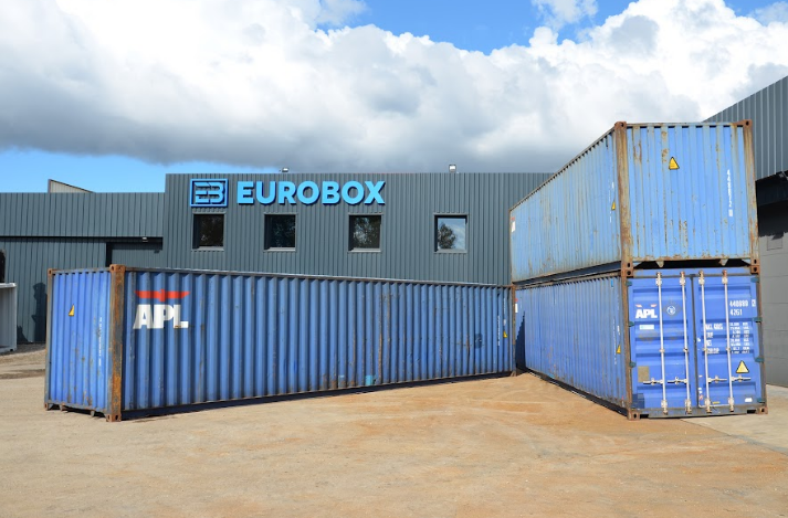 Container maritime 40 pieds - Structure en acier corten - Capacité de chargement considérable_0