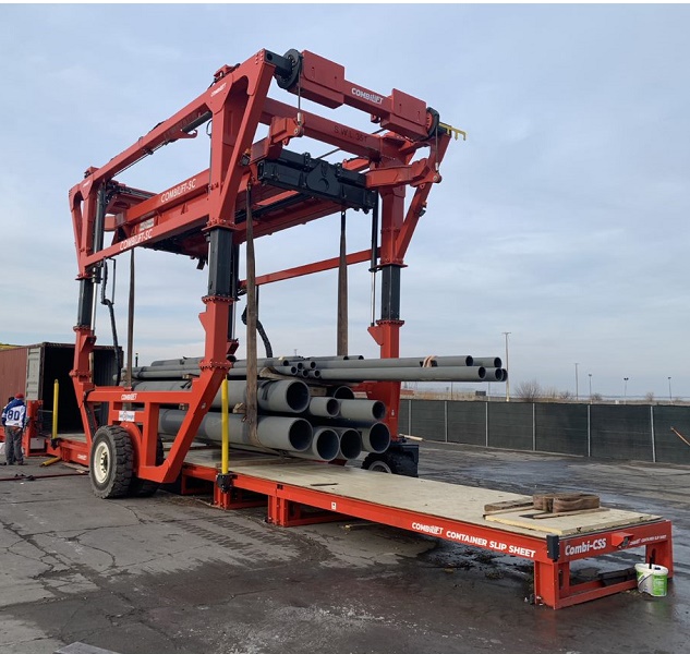 CONTENEUR SLIP-SHEET  pour le chargement rapide des conteneurs de fret -  TRAILER_1