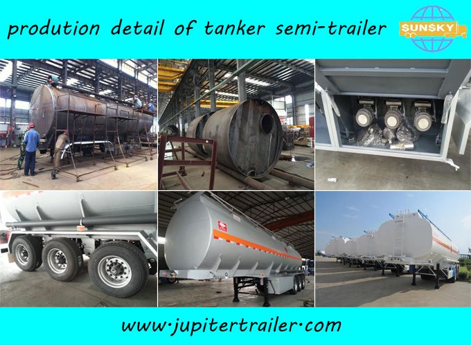 Fuel tanker semi-remorque - citerne 40 000 L - 3 essieux avec serpentin en acier pour chauffage vapeur - Xiamen Sunsky Trailer Co., Ltd_1