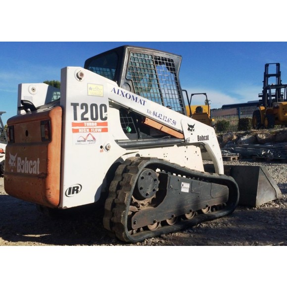 Mini chargeur sur chenilles bobcat t200 turbo d'occasion_1