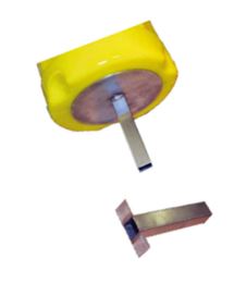 Platine et fourreau amovible inox pour balise et borne - STI Balisage routier_1