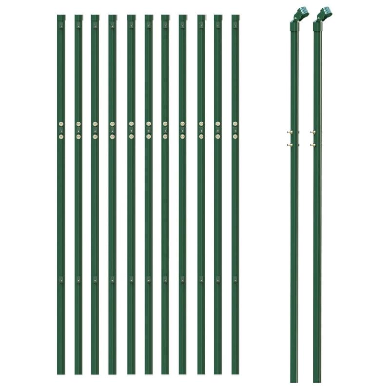 Vidaxl clôture en mailles de chaîne vert 1x25 m 153913_1