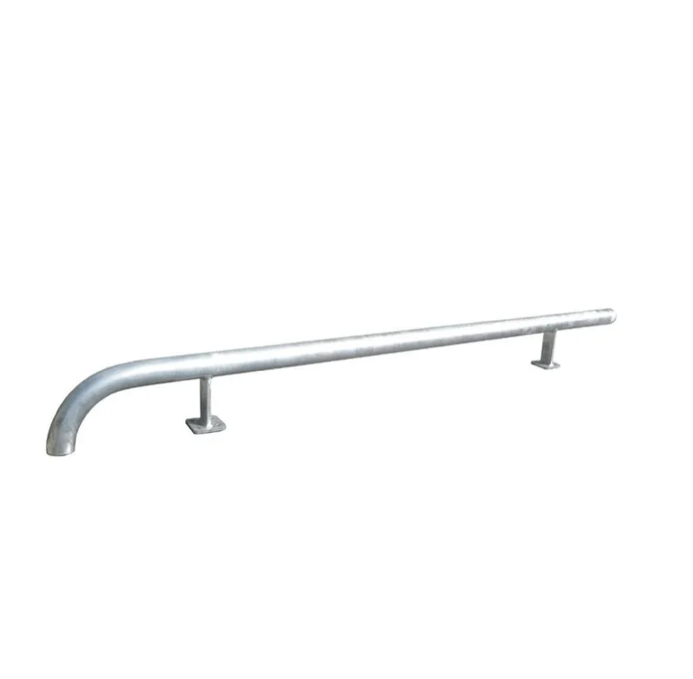 Chasse roues 1 courbe Ø 60 mm en acier sur platines_1