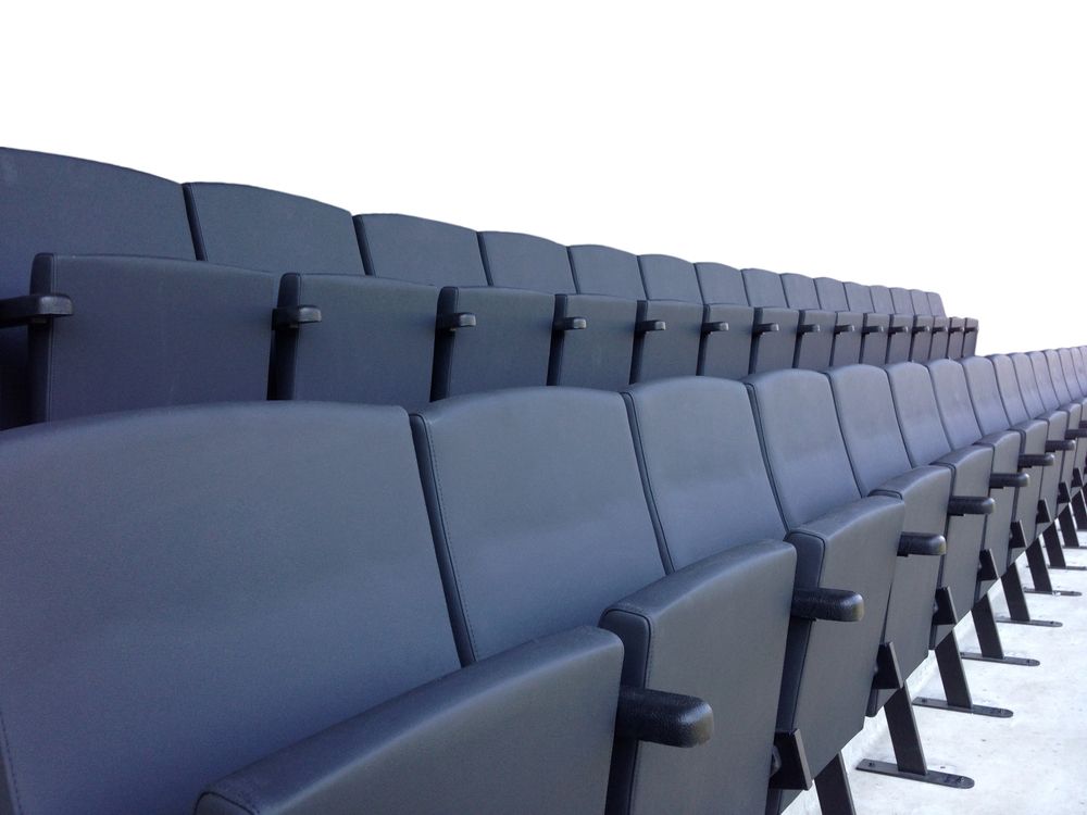 Fauteuil ENERGY - Siège VIP rabattable en acier avec tapisserie en similicuir ou Trevira_1