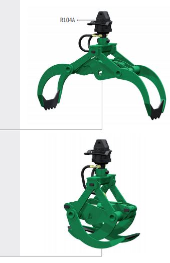 Pinces hydrauliques pour grues et mini-pelles R50/250 Rozzi - Optimisées pour charges lourdes_1