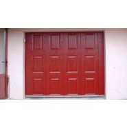 Porte de garage latérale - Pro Fermetures - panneaux coulissants de 50 à 70 cm avec portillon et motorisation_1