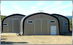 Tunnel d'élevage en pieds droits de 8.70m de large sur caillebotis_1