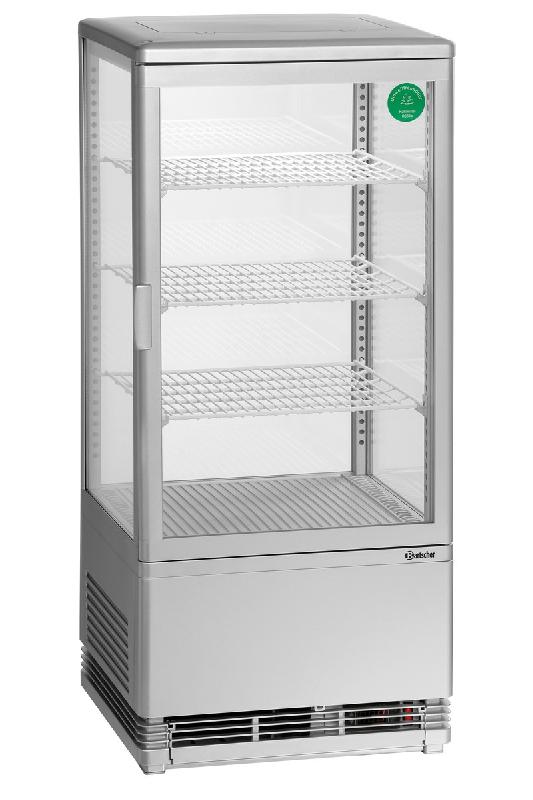 Mini vitrine réfrigérée 78L, argent 700778G Bartscher_1